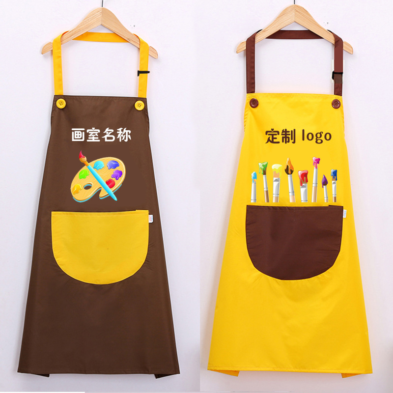 子供の絵画服防水幼稚園ノースリーブブラウスアート逆着用絵画子供親子エプロンカスタマイズ|undefined