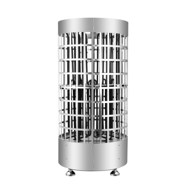 Fábrica nueva sala de sauna equipo redondo sauna estufa de acero inoxidable calefacción eléctrica sauna de vapor seco sudor equipo de vapor