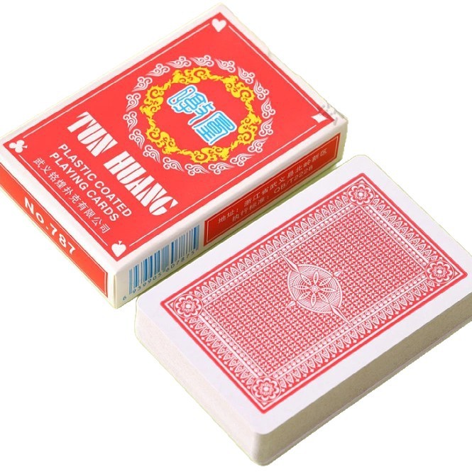 Minghuang 787 caja completa de cartas de juego al por mayor baratas fiestas de cartas de poker 100 juegos de sala de cartas 10 juegos de cartas voladoras