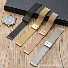 手表配件 米兰尼斯不锈钢表带 06线适用苹果Apple watch7华为三星