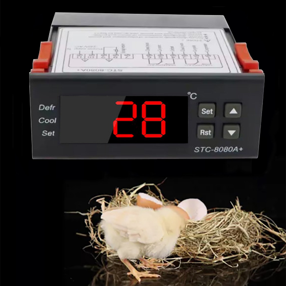 厂家直销 STC-8080A+ 制冷自动定时化霜智能温度控制器