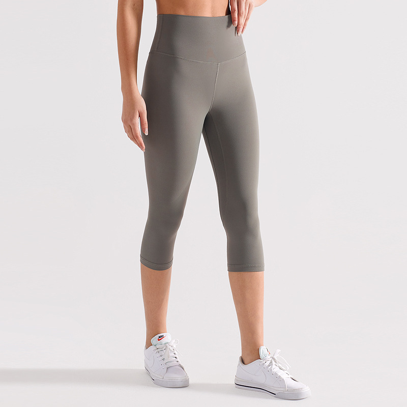 Inf pantalones de yoga recortados para mujer pantalones de ciclismo de fitness cepillados elásticos de cintura alta para mujer leggings deportivos lulu de secado rápido