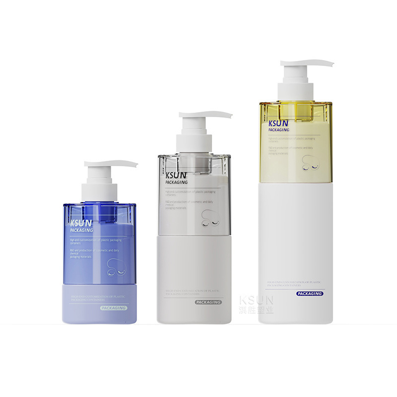 ハイエンド大型ショルダーカバーシャンプーボトル pe プラスチック 750ml500ml300ml シャワージェルケアボトル包装|undefined