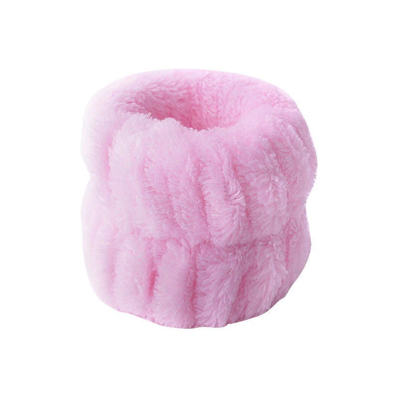 Washing and wrist band splattered water Wash the cuffs, humidity, sweat and cuffs, sweat, sweat, hair, plush hair ring strap