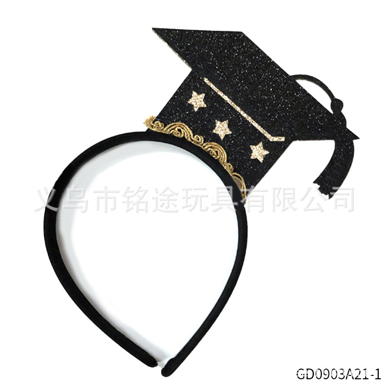 Amazon nueva temporada de graduación accesorios para el cabello europeo y americano Comercio exterior mini tapa diadema cabeza hebilla fiesta de graduación