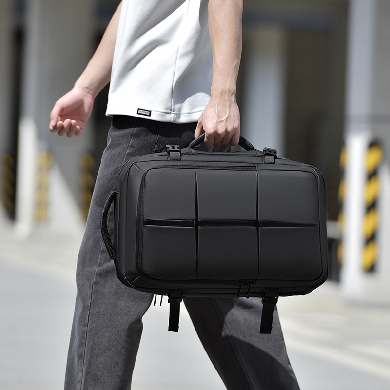 2025 Mochila para hombre multifuncional antisalpicaduras de agua expandible mochila de viaje bolsa de viaje bolsa de computadora de negocios de gran capacidad
