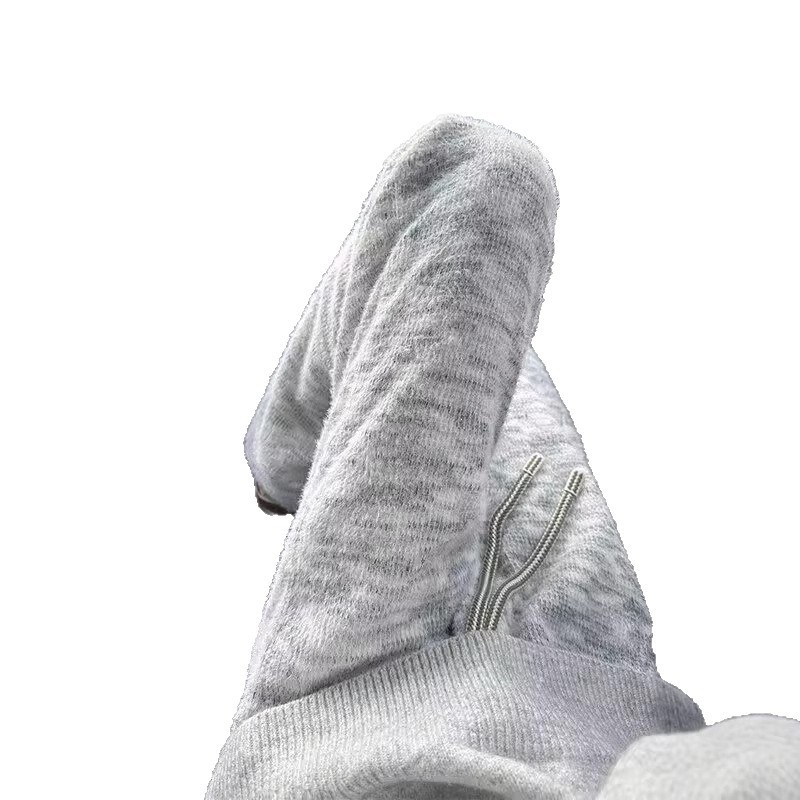 Pantalones teñidos de primavera y otoño para hombres, estilo americano perezoso, pantalones de punto de caballo de mar, pantalones de abrigo sueltos, pantalones casuales para hombres.
