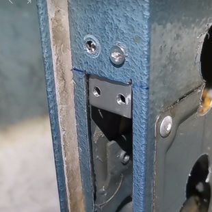 New Old Door Retrofit Special Accessories Old Anti-theft Door Anti-theft Door Conjoined Lock Retrofit Accessories Four-hole Flat Pad