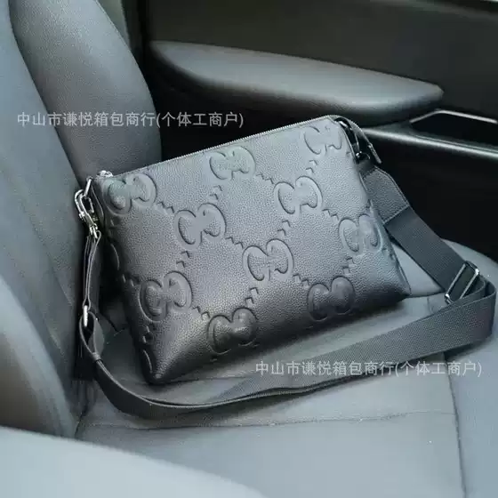 Genuine Leather Crossbody Bag for Women in Black, Fashionable Exotic Style