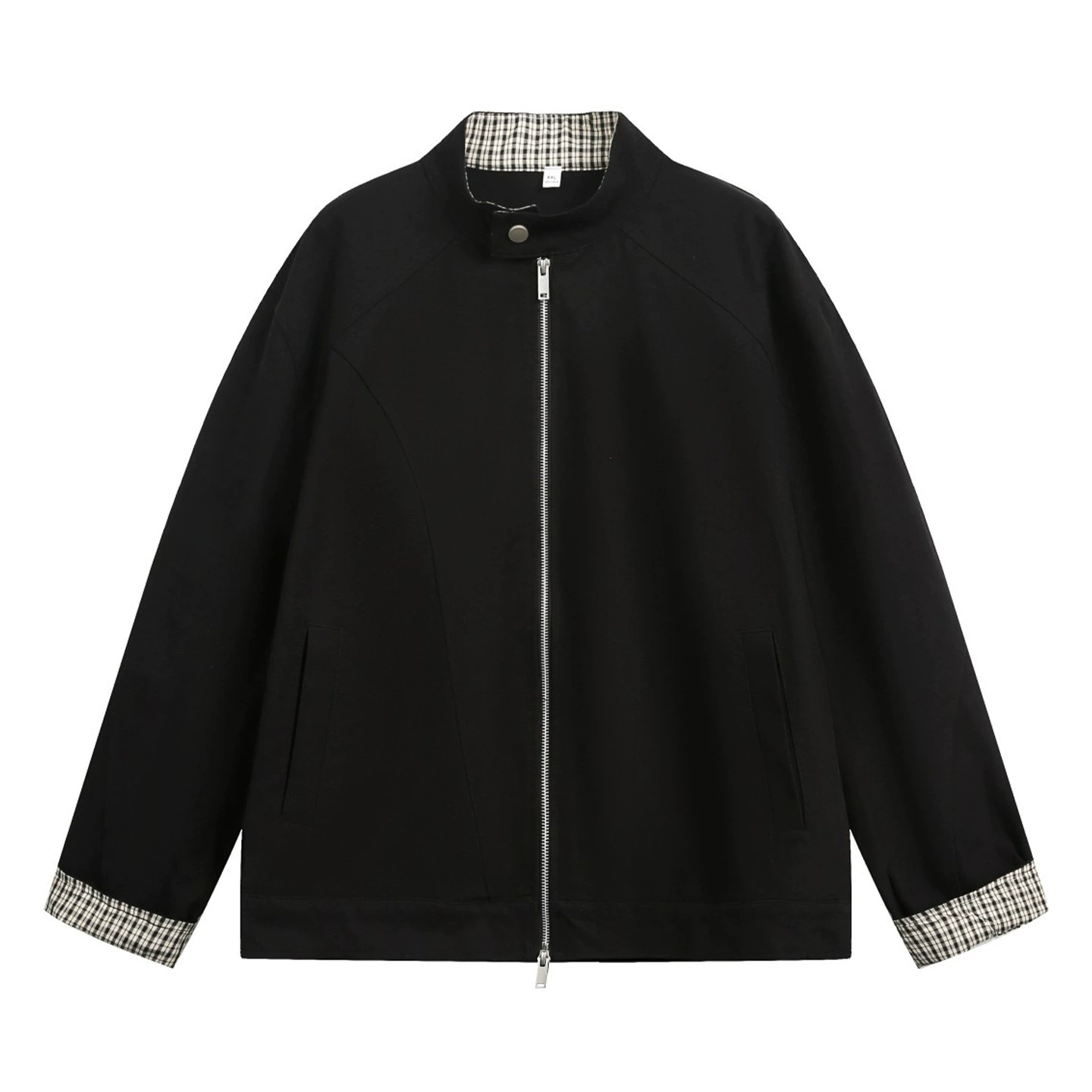 Retro autumn design jacket, loose fit