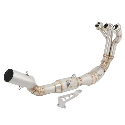 Motorcycle exhaust pipe — middle section stainless steel
