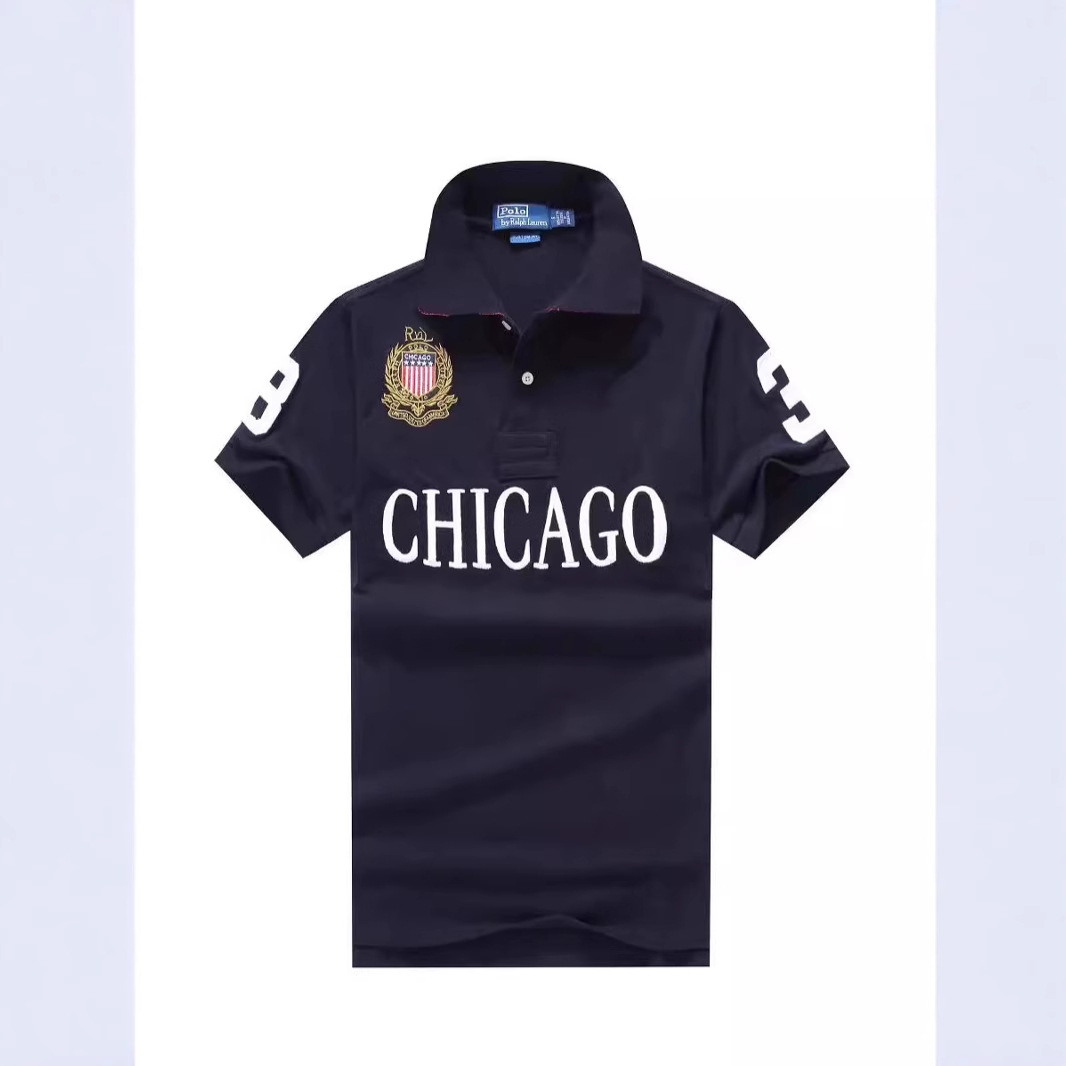 Polo Ralph Lauren City Series Shirt Chicago Navy Blue
