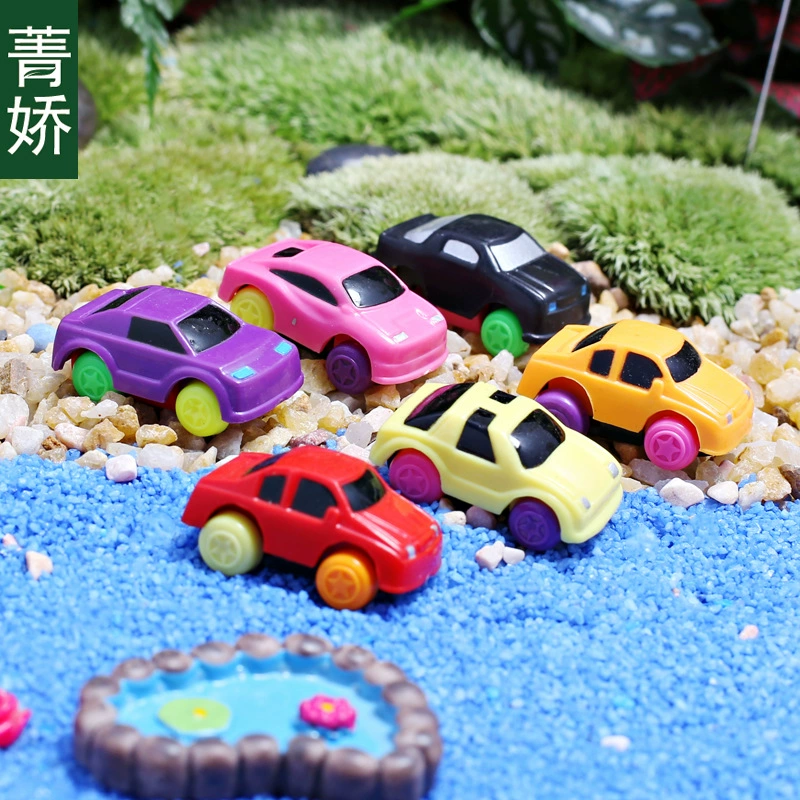 Автомобиль ландшафтный дизайн мох мясистый микропейзаж DIY материал горшок Садоводство зеленые растения Цветочные украшения