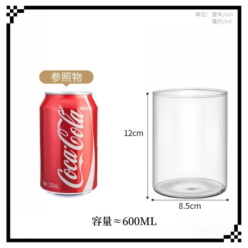 简约高硼硅玻璃蜡烛杯现货多种规格透明家居香薰蜡烛器皿圆柱|undefined
