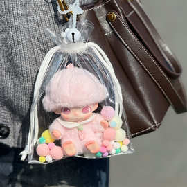 迪莫锦囊袋娃包dimoo新生日记系列15cm娃收纳保护套防尘遛娃包