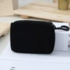 Glossy square bag black