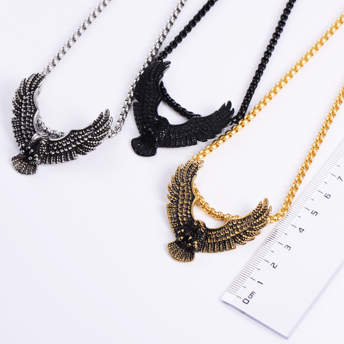 14g Weight 18K Gold Plated Plating Material 304 Stainless Steel Chain Material Business, Travel, Birthday Occasion 304 Stainless Steel Material Unisex Gender Retro Style Retro 304 Stainless Steel 18K Gold Plated Unisex 7
