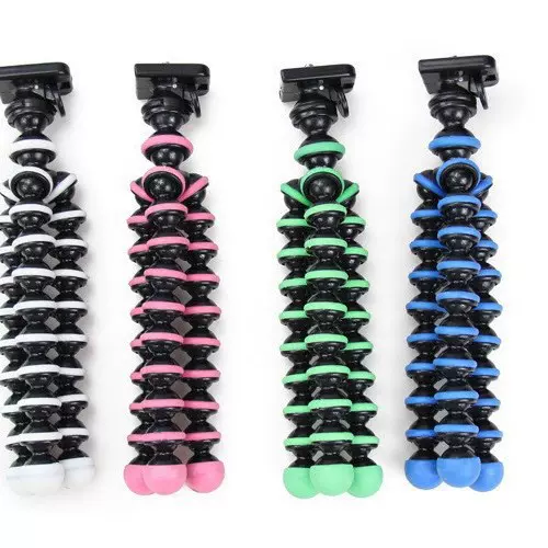 加工定制中号章鱼桌面三脚架八爪鱼相机自拍视频拍摄摄影手机支架