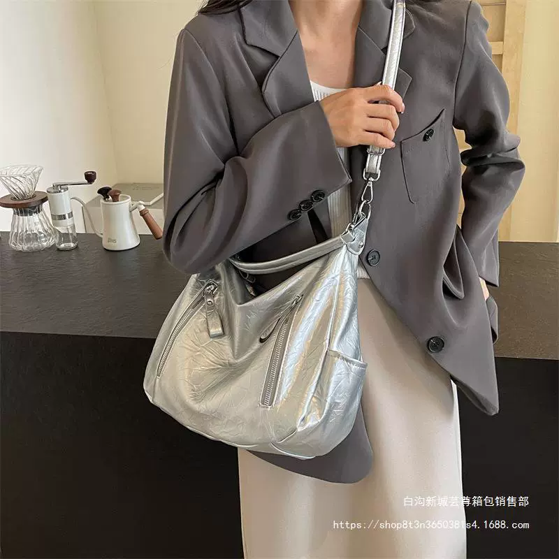 Summer shoulder bag, bag strap for leisure, Korean style