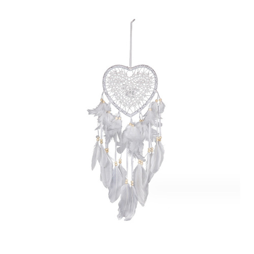 Love dream catcher Nordic wedding background wall decoration wall hanging girl heart handwoven room hanging decoration dream catcher