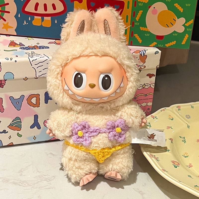 ラブブ labubu ベビー服 かわいいスカート ビキニ 手編み かわいい人形服 人形アクセサリー|undefined