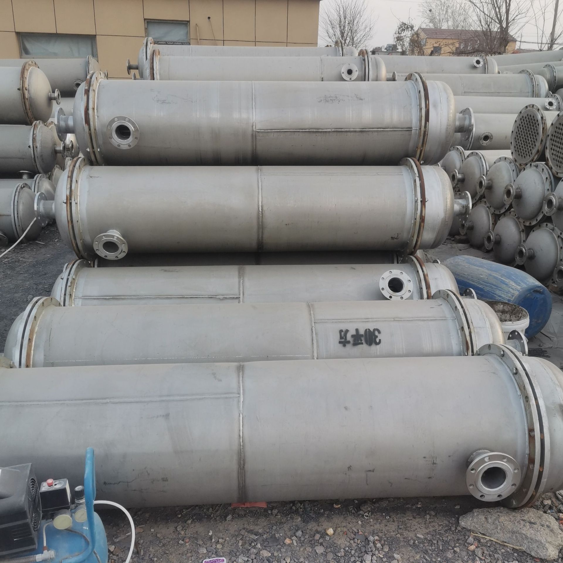 鑫昌九成新10平方304材质不锈钢列管高效冷凝器