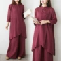 中式苎麻禅修服