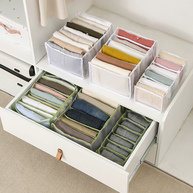Transparent storage box, cloth for home use, universal underwear