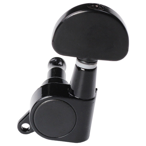 Black fully enclosed guitar tuners folk acoustic guitar strings quasi-metal universal ukulele tuners 6 pieces