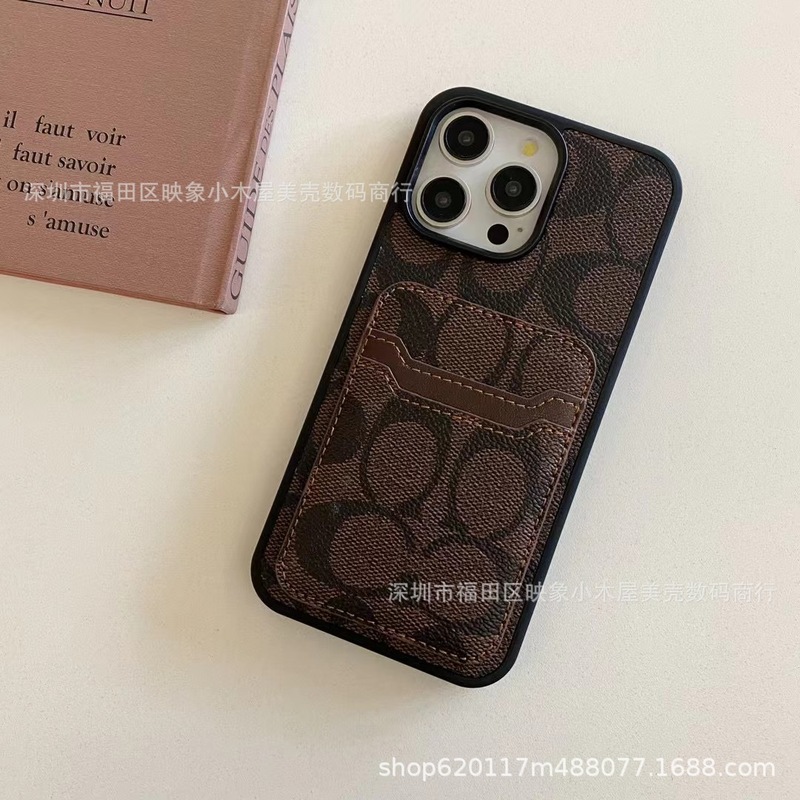 潮牌拼接双插卡iphone17手机壳零钱卡包15promax保护14promax防摔|undefined