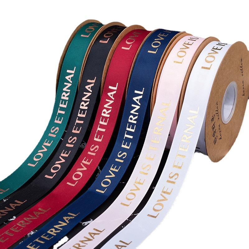 Cinta regalo flor caja de regalo embalaje pastel de cumpleaños decoración hilo cinta dorado cinta inglesa