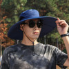 15 cm hat Men's summer big hat fishing hat fisherman hat shading outdoor sun hat cool hat