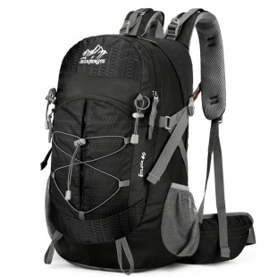 Customized Outdoor Mountaineering Bag with Logo Printed on It to Reduce Burden and Water-Repellent Hiking Backpack for Men and Women Large Capacity Camping Style Backpack