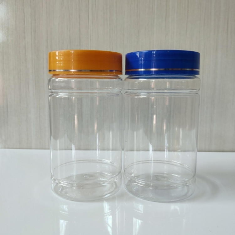 厂家供应300ML透明塑料瓶 雪菊塑料瓶 虫草包装瓶   现货