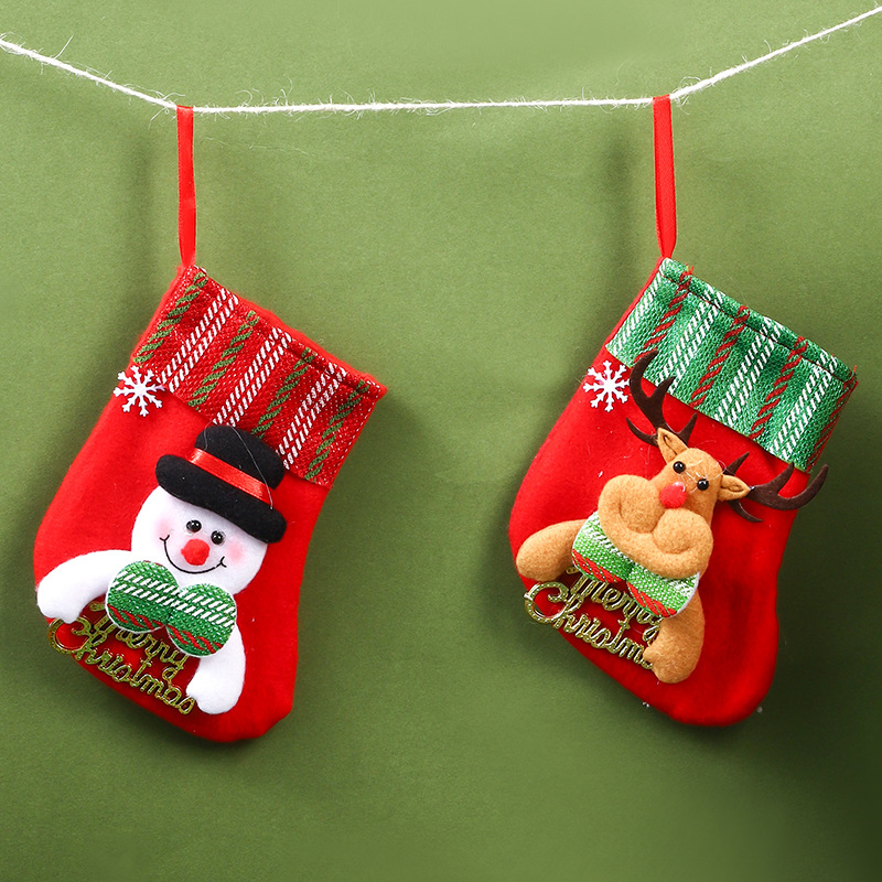 36g Weight Hanging Ornaments Event & Party Supplies 1 Piece Quantity Party, Festival Occasion Nonwoven Material Christmas Festival Santa Claus, Christmas Socks, Snowman Pattern Cartoon Style, Cute Style Christmas Cartoon Style Cute Santa Claus Christmas Socks Snowman Nonwoven Party Festival Hanging Ornaments 10