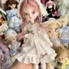White skirt (the baby's head can be opened)