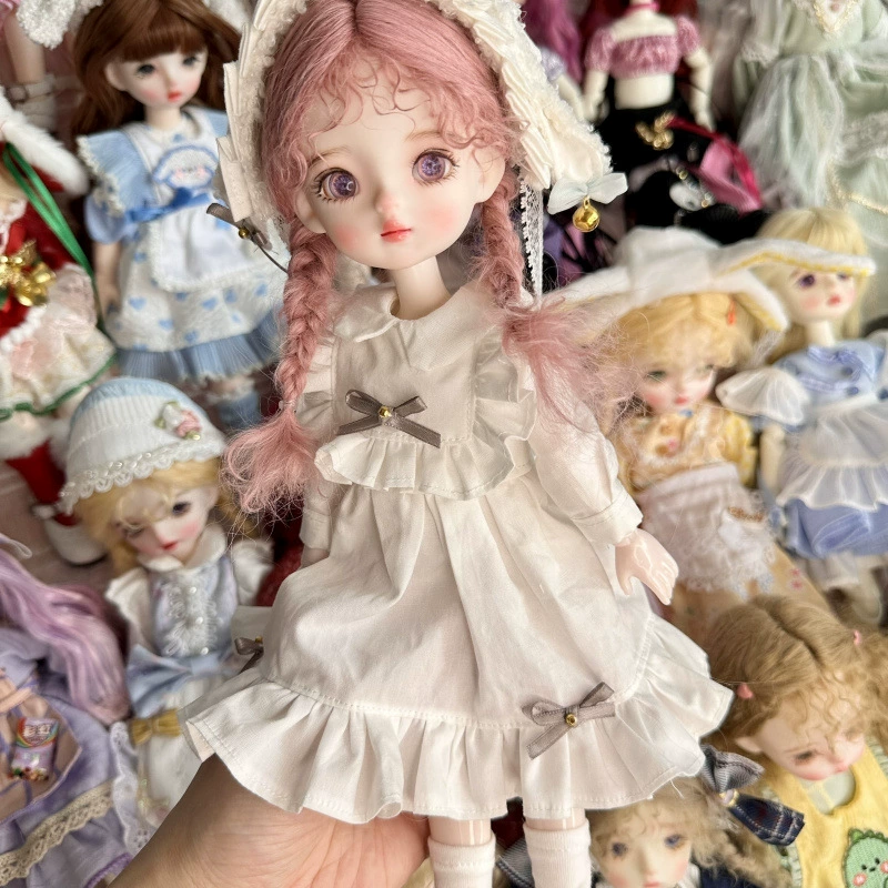6 точек Домашний BJD30 см сустав mjd кукла Макияж кукла 3D реальный глаз девочка игрушка наряд кукла