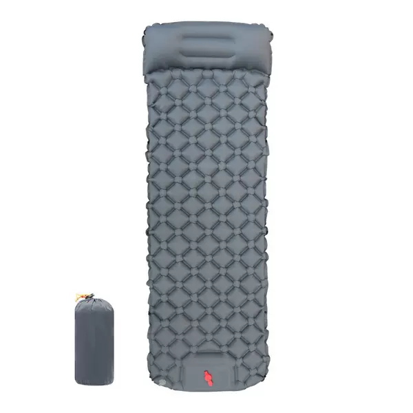 Cross-Border Outdoor Nylon Tpu Inflatable Mat Portable Foot Pedal Ultra-Light Automatic Sleeping Mat Tent Mat Lunch Break Sleeping Mat