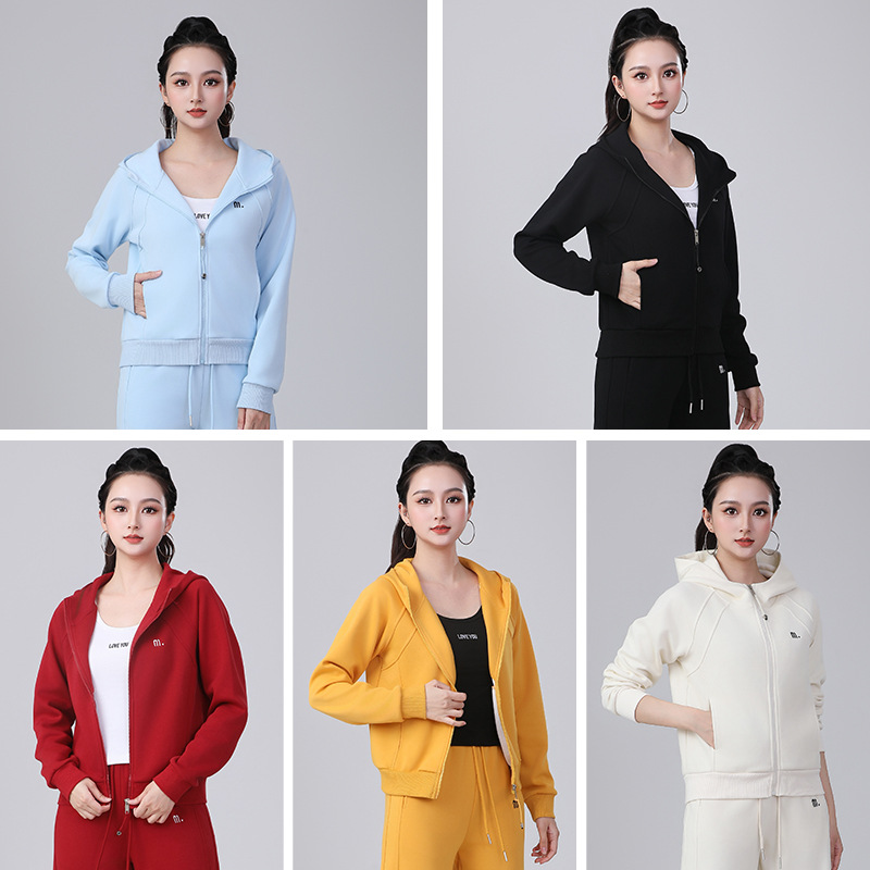 2025 Beganali Autumn and Winter New Square Dance Clothing Hooded Casual Sports Jacket Casual Wear for Women