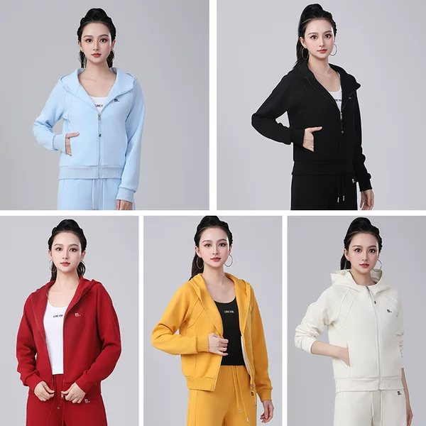 2025 Beganali Autumn and Winter New Square Dance Clothing Hooded Casual Sports Jacket Casual Wear for Women