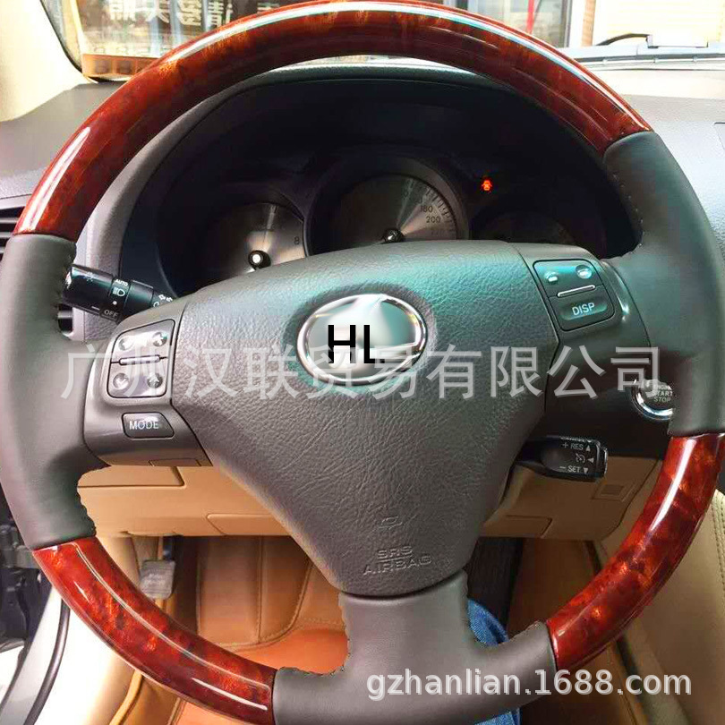 Suitable for Lexus Gs350 Carbon Fiber Steering Wheel Rx270Gx450Is300 Peach Wood Modified Car