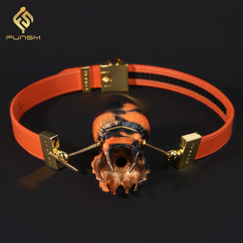 Liquid Silicone Gag Props with Bells for Men and Women, Adult Sex Toys, Auxiliary Couple Games, Daily Necessities