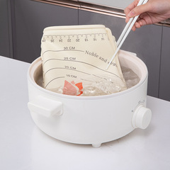 Thickened and enlarged silicone kneading mat household food grade kneading mat baking rolling chopping board dumpling mat