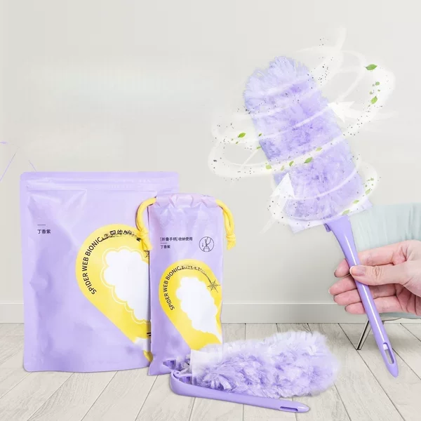 Y Magic Same Style Electrostatic Dust Remover Portable Electrostatic Feather Duster Japanese Style Folding Car Dust Sweeper Magic Tool