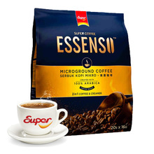 馬來西亞進口超級牌Super艾昇斯Essenso微研磨2合1速溶咖啡320g