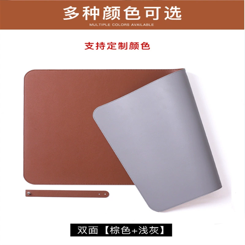 Polyurethane Double-Sided Mouse Pad — Two-Tone Desk Mat, Multi-Size Customizable