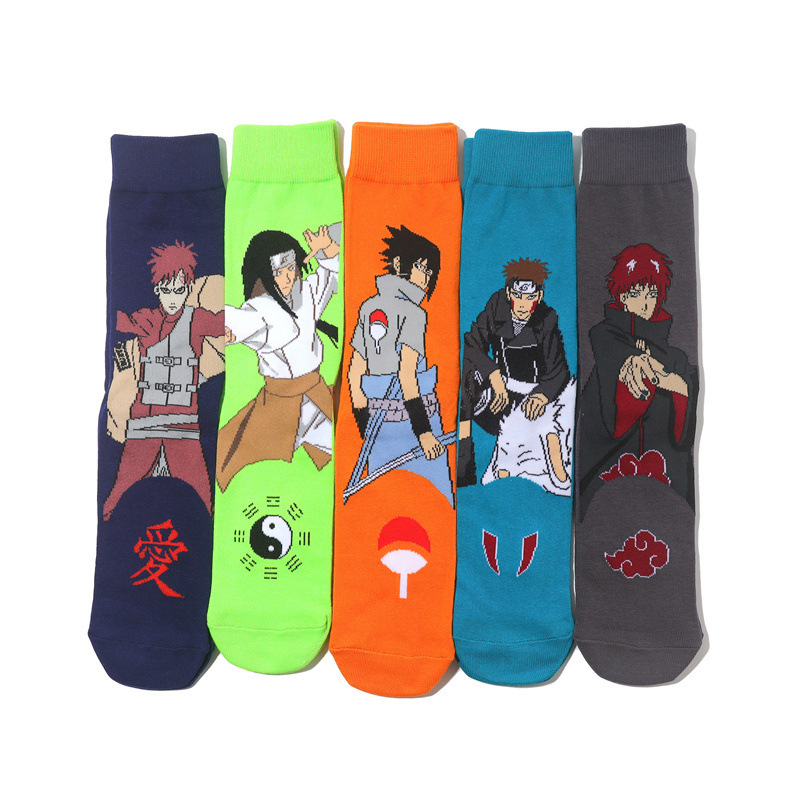 Medium Cartoon Personality Tide Socks Fire Fireflies Cartoon Long Barrel Skate Socks Cross-border Japanese Movie Socks Characters Colored Socks for Men and Women Medium Cartoon Personality Tide Socks Fire Fireflies Cartoon Long Barrel Skate Socks Cross-border Japanese Movie Socks Characters Colored Socks for Men and Women