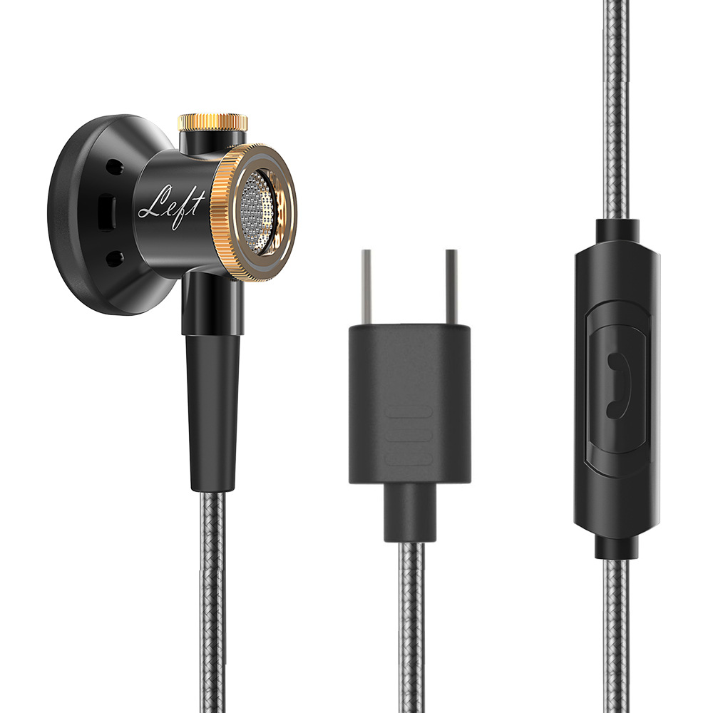 [Nuevo modelo privado] sonará D08 subwoofer música metal auricular ordenador teléfono móvil universal cabeza plana HiFi tapones para los oídos