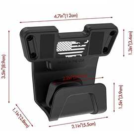 新款磁性支架带安全扳机保护装置挂壁架展示架Magnetic Gun Mount