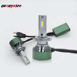 跨境M9pro汽车led大灯h4灯泡远近光双铜管大功率9005前大灯车灯